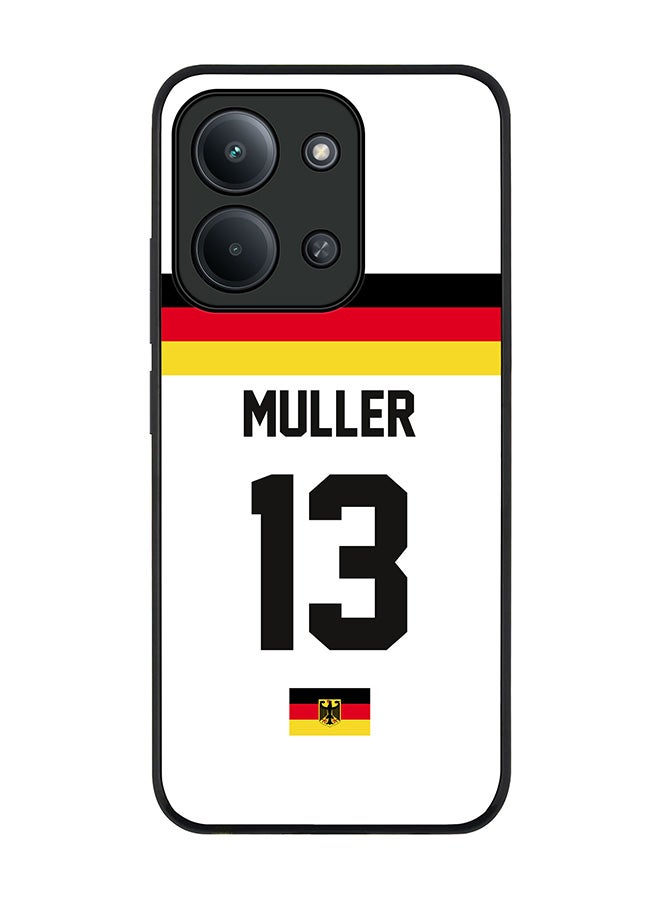 For Xiaomi Redmi 15C 4G Case,Slim fit Camera Protection, Shockproof Thin Phone cover  - Football - Germany,  Muller